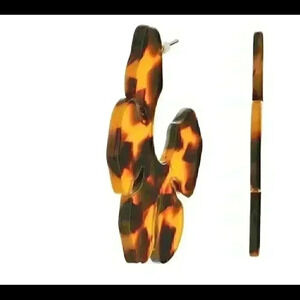 J Crew new Acetate Flower Open Hoop Earrin…